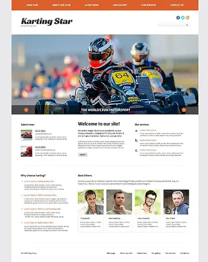 Tema WordPress de Kart