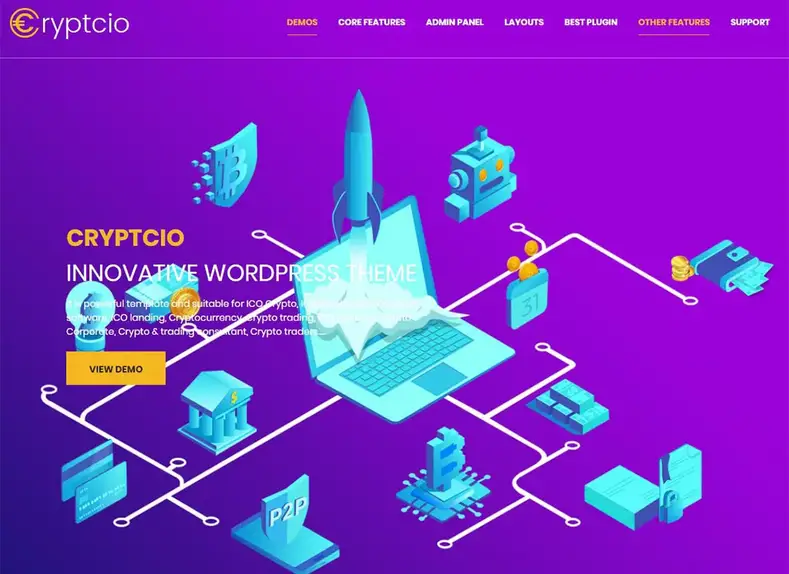 Crypte |  Thème WordPress innovant