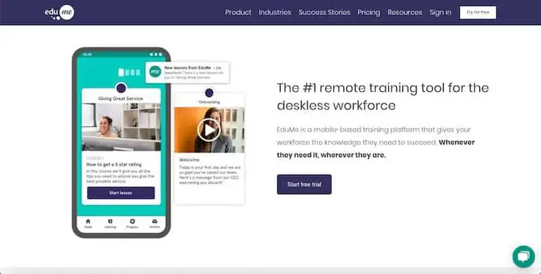 EduMe: platform e-learning berbasis perangkat seluler