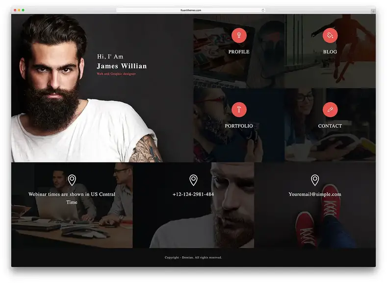 morgan-creative-currículo-wordpress-website-template