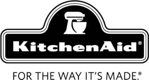 Firmaets logo på KitchenAid