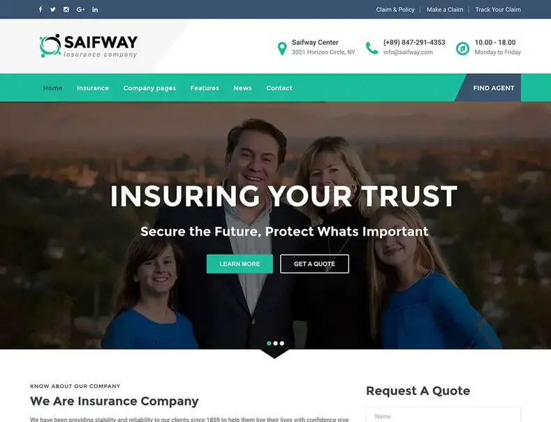 saifway-insurance-agency-wordpress-theme