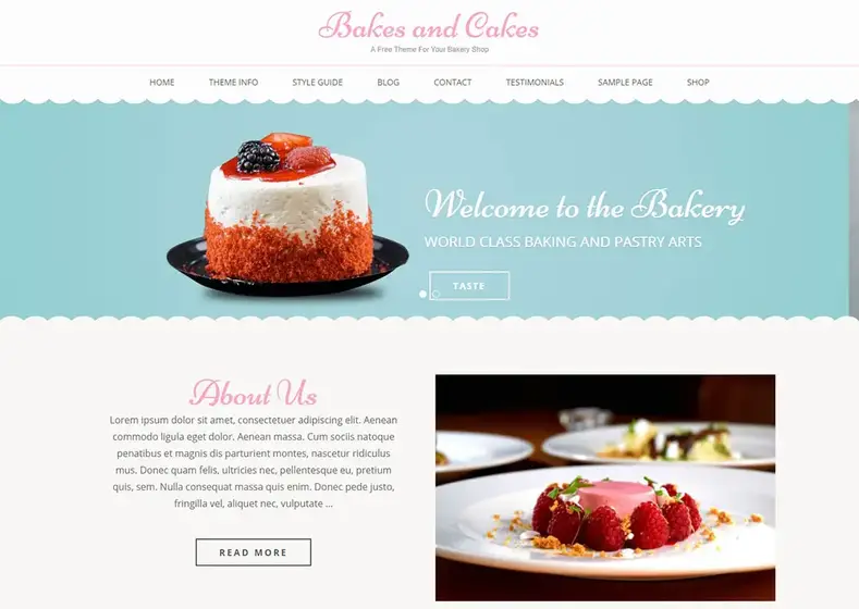 Gâteaux et pâtisseries