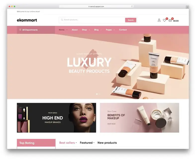 tema ekommart woocommerce wordpress