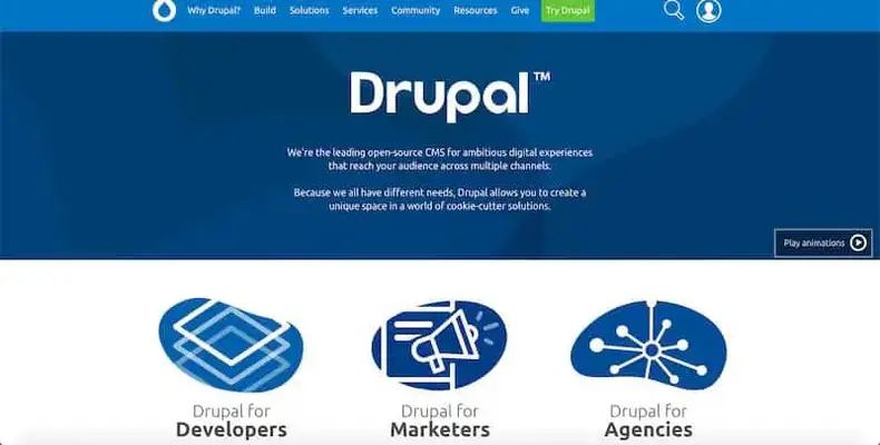 Drupal: De bedste blogplatforme