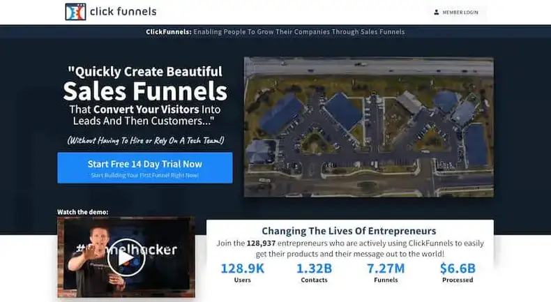 ClickFunnels: Pembuat Laman Landas