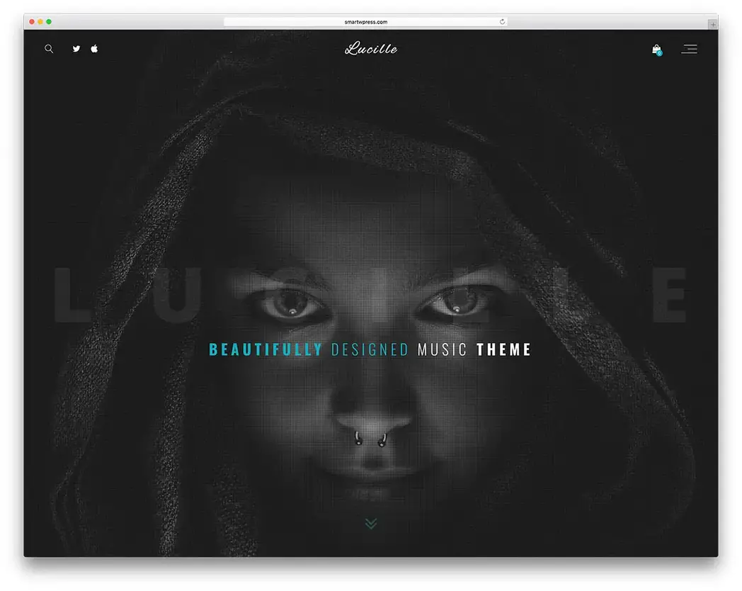 Tema WordPress para músicos