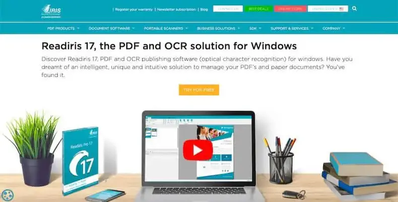 Readiris: Solusi PDF dan OCR
