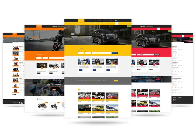 melhores temas WordPress para concessionárias de carros