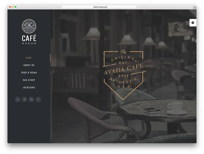avada - thèmes wordpress pour les cafés
