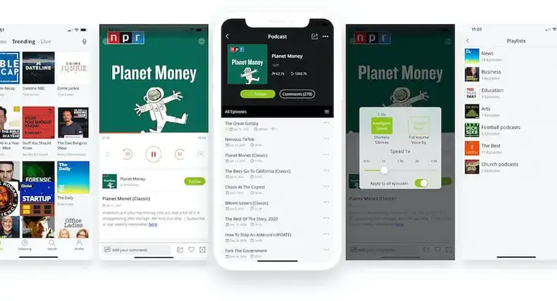 Podbean Podcast التطبيق