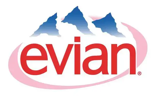 Logo perusahaan Evian