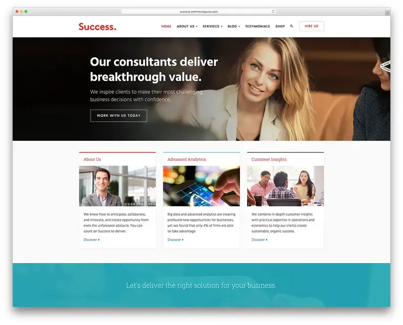 sucesso-consultor de negócios-wordpress-site-tema