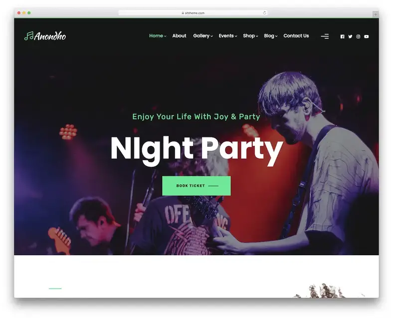 tema disko wordpress anondho
