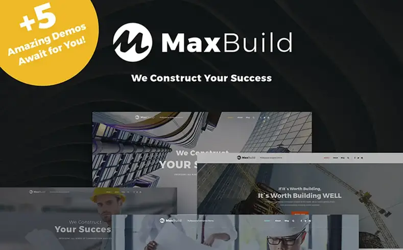 MaxBuild - Tema WordPress Konstruksi Serbaguna