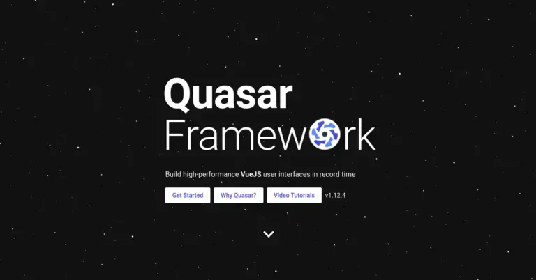 Bibliothèque de composants d'interface utilisateur Quasar Vue
