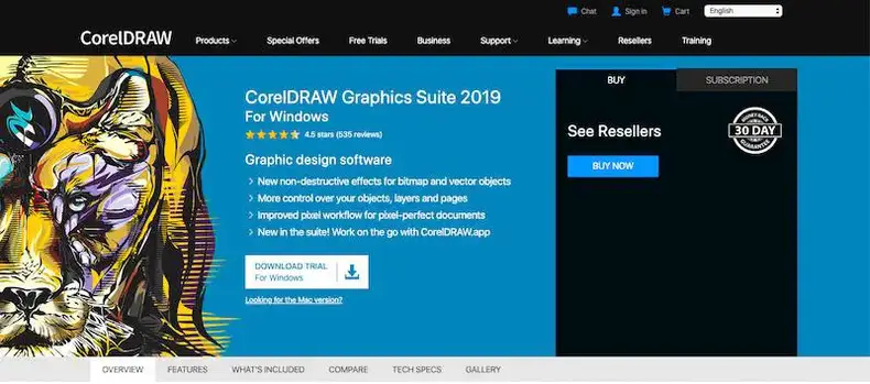 CorelDraw Graphics Suite coverbillede