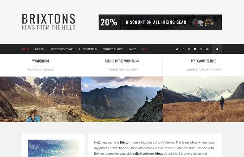 edição da revista de viagens brixton