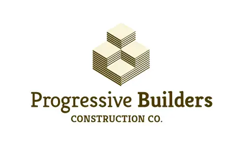 Logotipo da Progressive Builders Construction Company