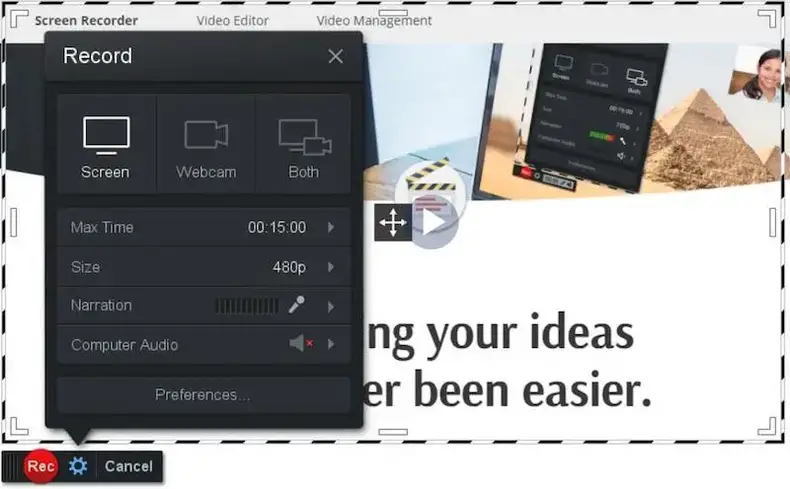 Screencast-O-Matic: Perekam Layar