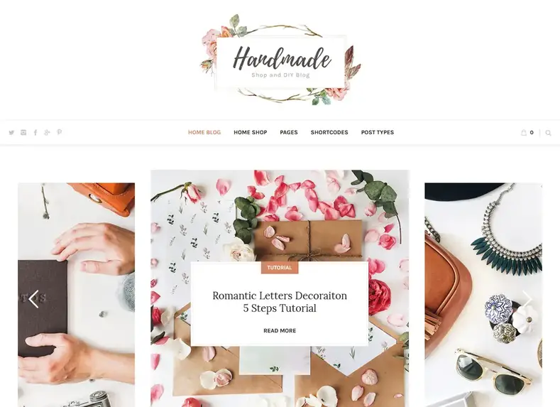 Loja de artesanato |  Tema WordPress Craft Blog & Creative Shop