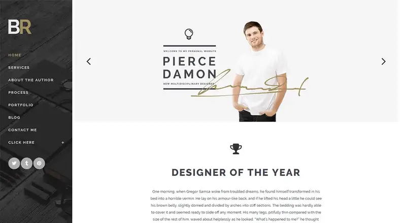 Thème WordPress pour la marque personnelle Bridge