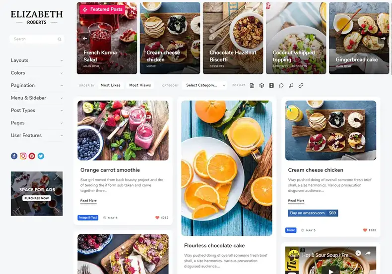 Thème WordPress pour la marque personnelle Pluto