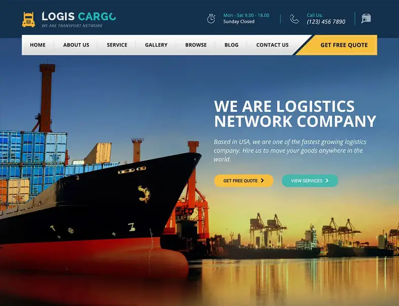 logistikcargo-wordpress-tema