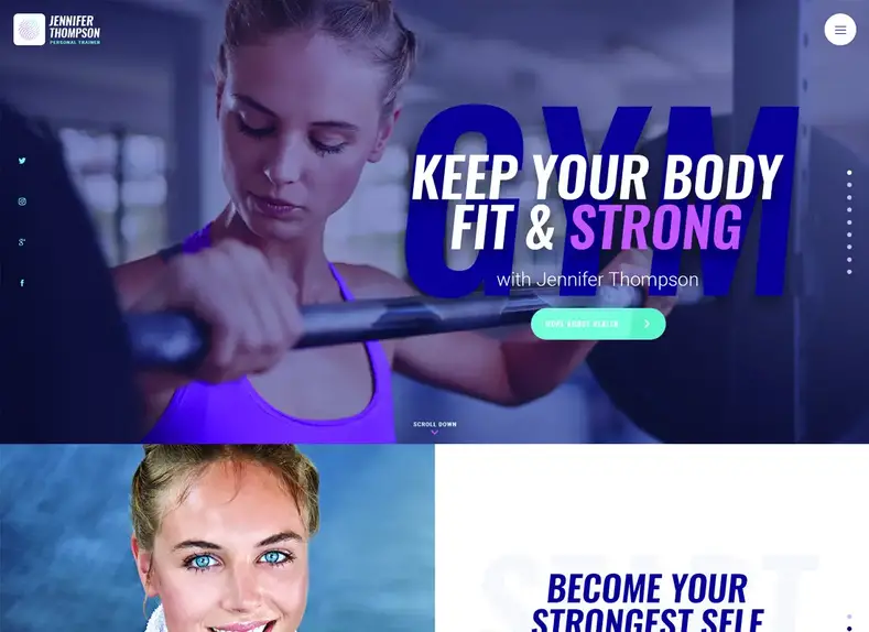 Niobé |  Un thème WordPress pour entraîneur de gym et entraîneur de nutrition