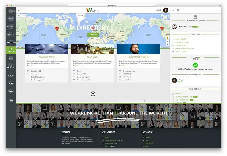woffice-membership-directory-theme