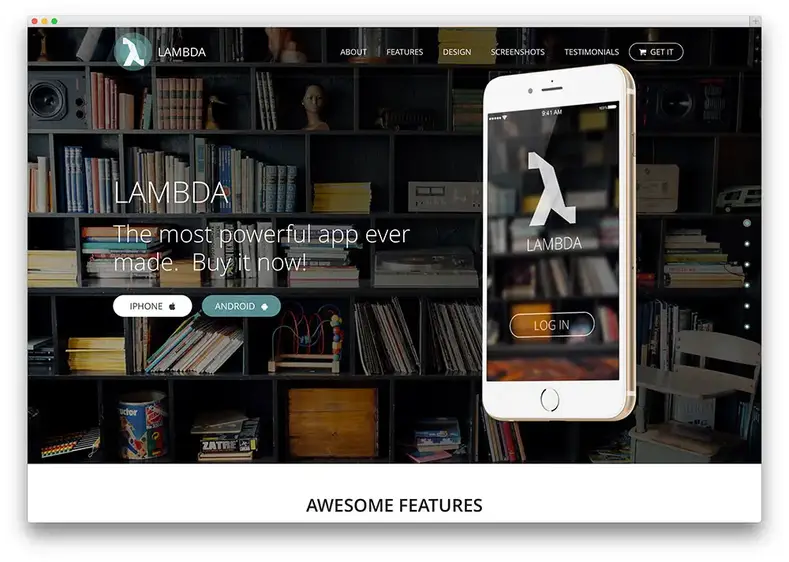 lambda - tema Bootstrap multiuso