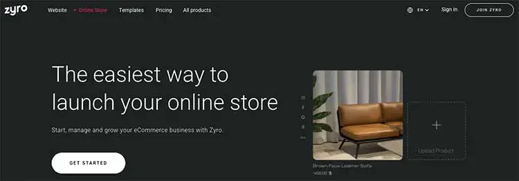 Zyro eCommerce