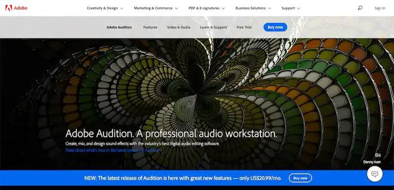 Adobe Audition - جزء من Adobe Creative Cloud Suite