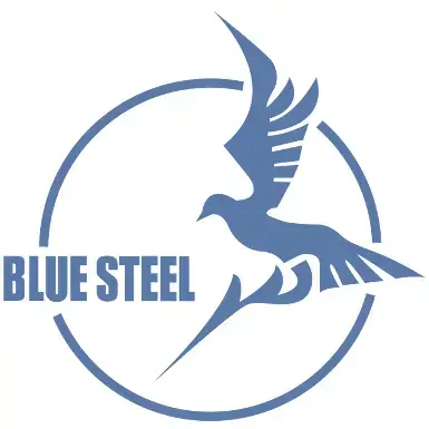 Logo Perusahaan Baja Biru