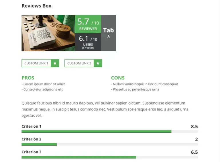 Exemple de réviseur