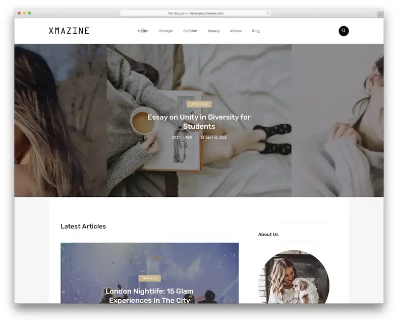 thème wordpress xmazine