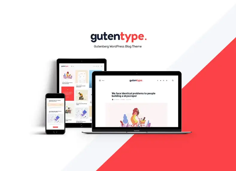 Tema WordPress Gutenberg para blogs modernos