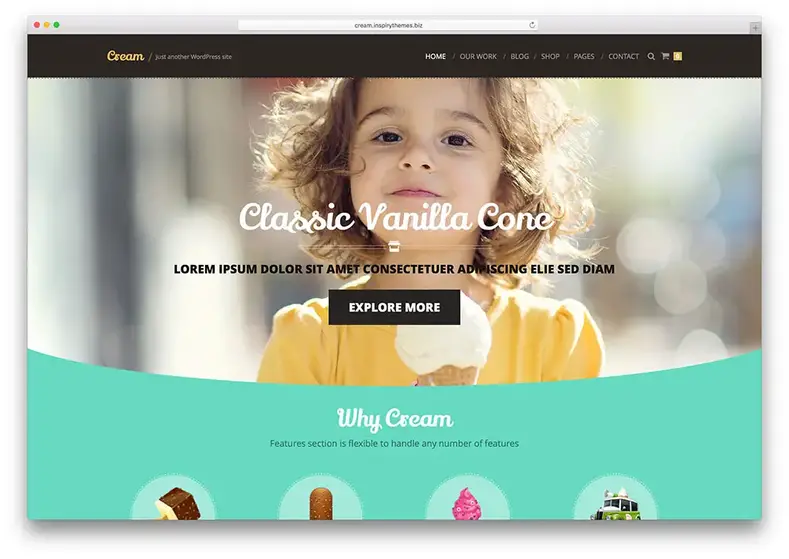 Creme-clássico-ecommerce-padaria-tema