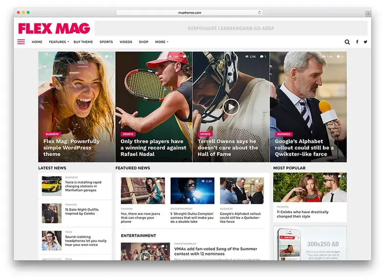flex-mag-beau-magazine-thème-wordpress