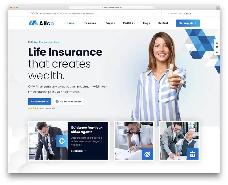 tema seguro wordpress alico