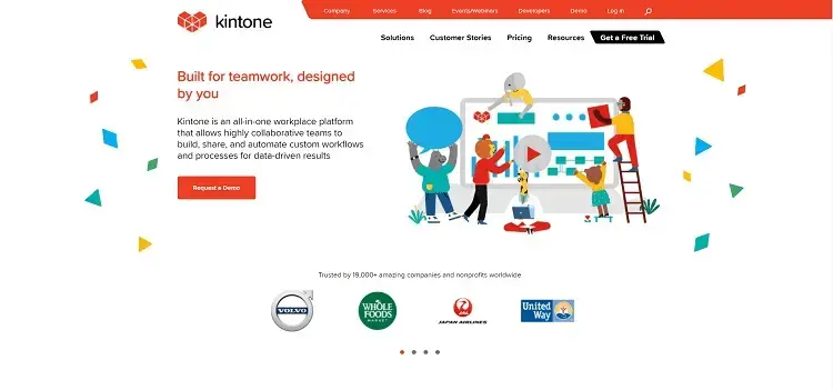 Kintone Home Page