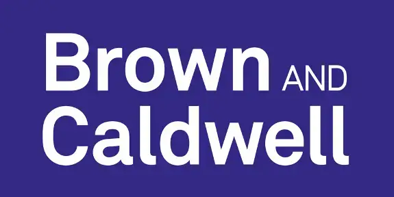 Logo Perusahaan Coklat dan Caldwell