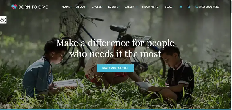nascido-para-dar-caridade-crowdfunding-responsivo-wordpress-theme-CL