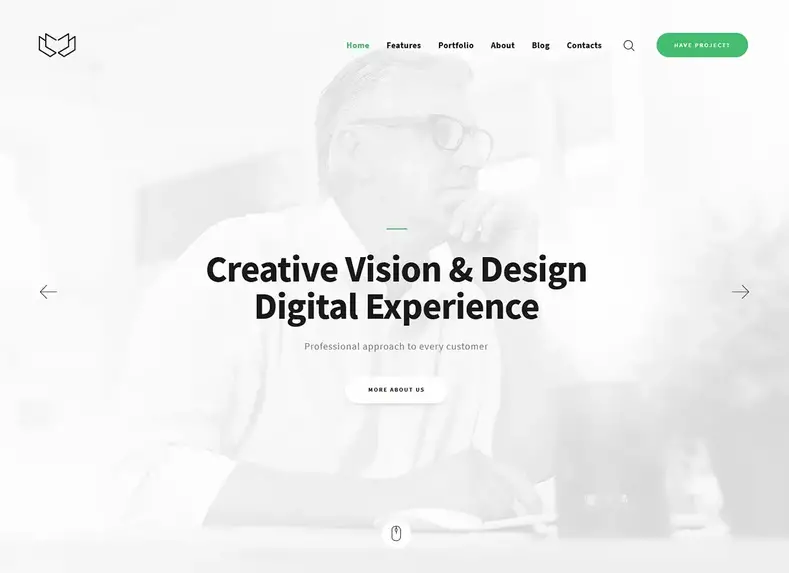 Deviox - Tema WordPress de negócios multiuso