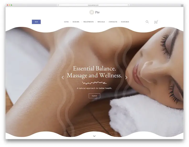 spa salon pur thème wordpress