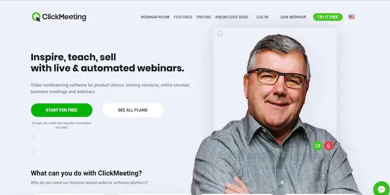 Alternatív WebinarJam ClickMeeting 