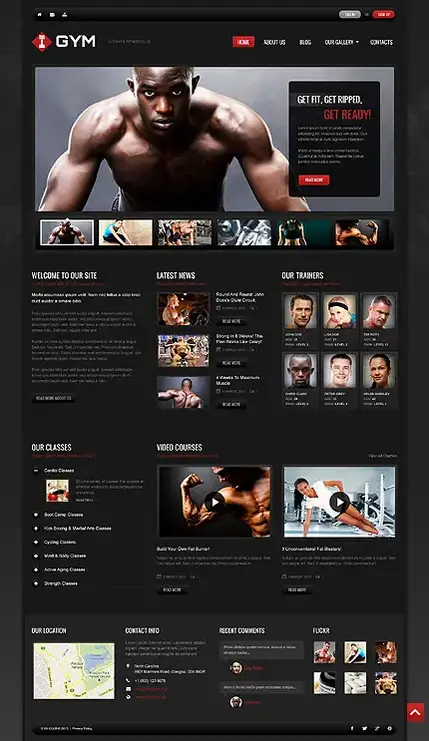 Tema WordPress de Fitness Ultimate