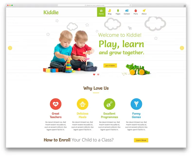 Kiddie-creative-maternelle-wordpress-website-template