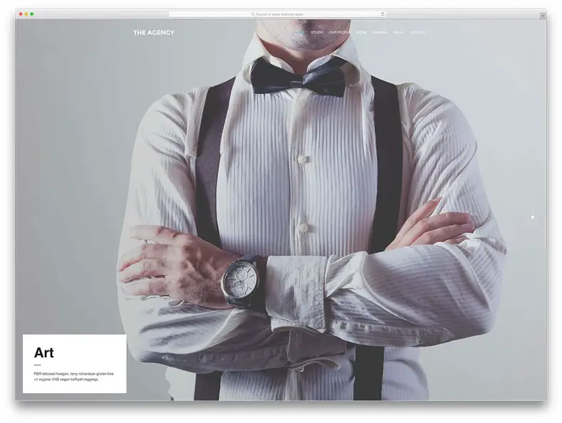 theagency-agence-minimale-thème-wordpress