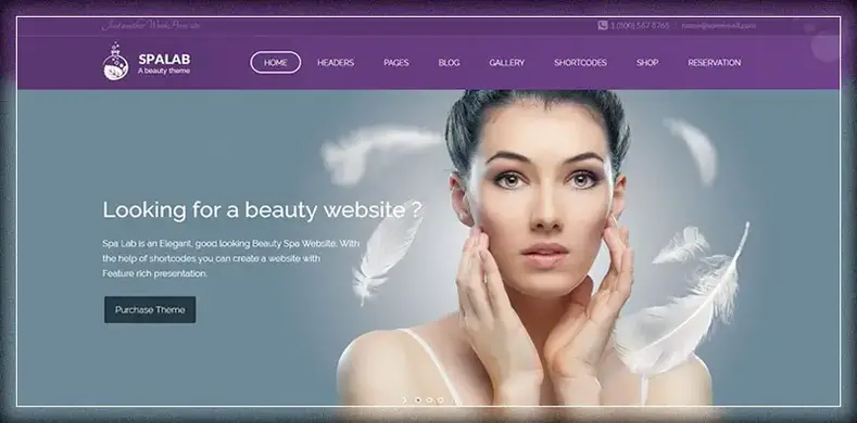 Laboratoire de spa |  Thème WordPress pour spa et salon de beauté